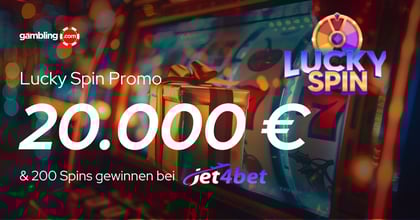 Jet4Bet Lucky Spin Promo: Bis zu 20.000 € &amp; 200 Spins gewinnen!